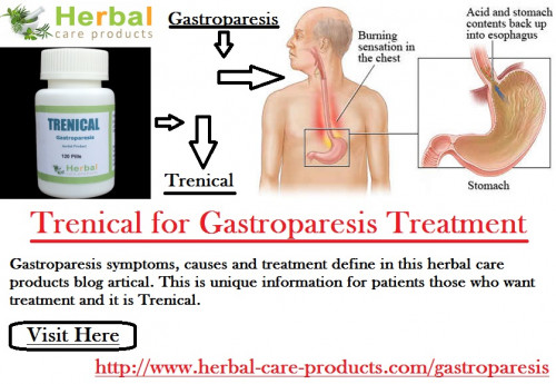 Herbal Treatment for Gastroparesis is that disease which occurs when there is a stomach paralysis or delayed gastric emptying. Food is put into the gastric tract due to the help of constant contractions of the stomach’s muscles.

https://www.herbal-care-products.com/blog/10-natural-remedies-for-gastroparesis/