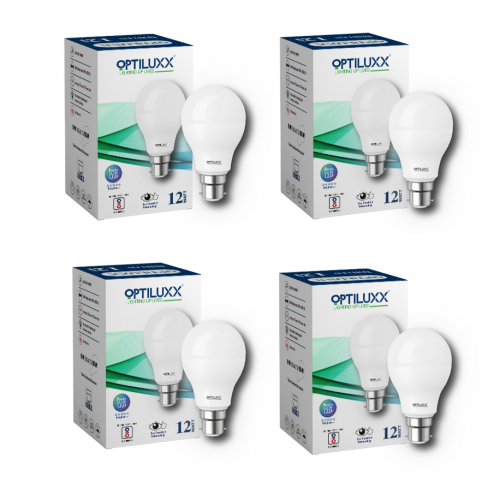 12Watt B22 LED Bulb White Pack Of 4 (1)