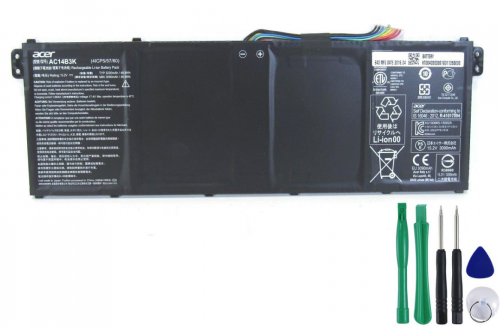 48.9Wh Acer Swift SF314-51-345H Battery
https://www.adapterone.com/489wh-acer-swift-sf31451345h-battery-p-415.html

Product Info
Battery Technology: Li-ion
Device Voltage (Volt): 15.2 Volt
Capacity: 3220 mAh / 48.9 Wh / 4-Cell
Color: Black
Condition: New,100% Original
Warranty: Full 12 Months Warranty and 30 Days Money Back
Package included
1 x Acer Battery (With Tools)
Compatible Model:
AC14B3K Acer, KT.00403.032 Acer, KT00403032 Acer, KT.00403.040 Acer, KT.00403.041 Acer, KT00403041 Acer,