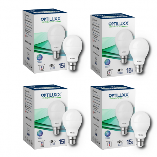 15Watt B22 LED Bulb White Pack Of 4 (1)