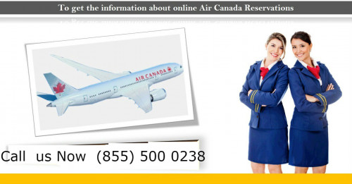 Book lowest price tickets and check on Air Canada flight status when you make reservations with Air Canada Reservations Number +1 (855) 500 0238. You can discuss the flight arrivals, reservations, and cancellation. Get to more information visit here:-https://aircanada-reservations.org/