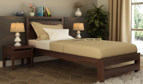 Buy single bed from Wooden Street's huge collection available online. Beds that we offer are made from solid wood so that it can be used for many years.  Visit: https://www.woodenstreet.com/single-beds