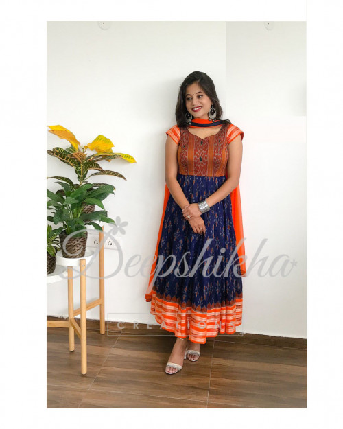 Wide range of designer collection Indian Desi Handmade Anarkali lehanga. Festive wear Dupatta indian festivals traditional outfits Indian weddings indian clothing for women.