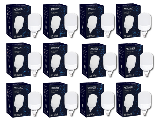 40Watt B22 LED Bulb White Pack Of 12 (1)