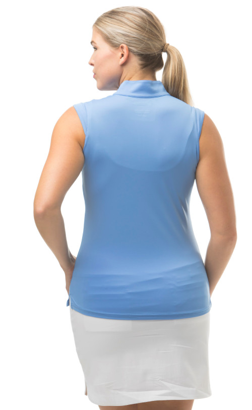 900439 SanSoleil SunGlow Sleeveless Mock. CornFlower Blue (3)