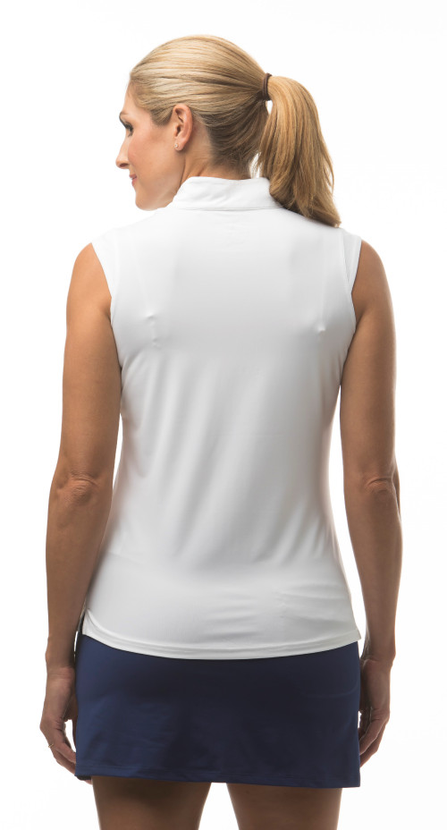 900439 SanSoleil SunGlow Sleeveless Mock. White (3)