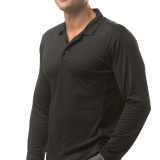 900824S-SanSoleil-SolSport-COOL-Mens-Long-Sleeve-Button-Polo.-Black-with-Grey-Stripe-3