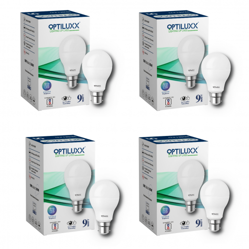 9Watt B22 LED Bulb White Pack Of 4 (1)