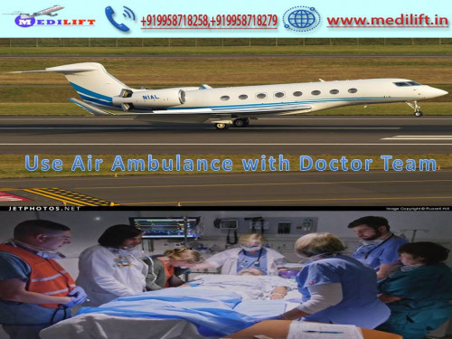 Take an advanced medical facility Air Ambulance Service in Guwahati at the cost-effective price to the comfortable and fast transportation of the patient. Hire 365 days Medilift Air Ambulance Services from Guwahati with the ICU MD doctors and well-trained paramedical team.
https://bit.ly/2VlS2GZ