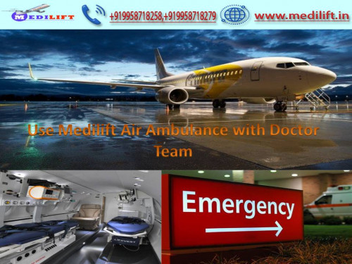Medilift low charges Air Ambulance Service in Delhi provides advanced medical support commercial and charter aircraft to the safe relocation of the emergency ICU emergency patient. Get an emergency Air Ambulance in Delhi with doctor team.
https://bit.ly/2VpmEXj