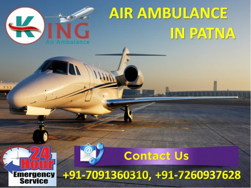 King Air Ambulance in Patna is providing 24*7*365 days full hi-tech medical care and shifts the ailing patient with life-saving medical tools and medical expert. We confer the world-class medical aid through medical charted, high-speed jet airway and domestic flights to transfer the critical patient from one region to another region.

Website: https://www.kingairambulance.com/air-train-ambulance-patna/