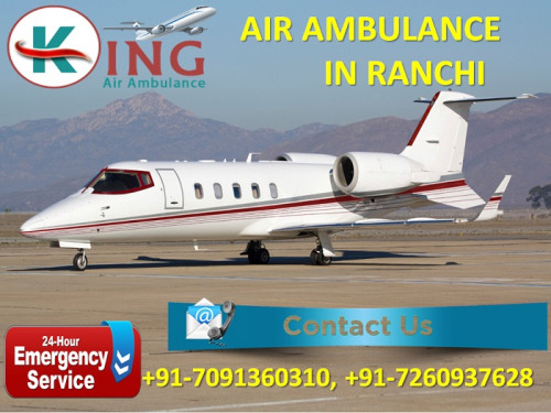 King Air Ambulance in Ranchi is a prime patient transfer service provider to the emergency condition patient. We provide all kinds of ICU and CCU facilities for sick patients and from one healthcare to another medical care center within a genuine cost to all class family. We confer the full hi-tech life stocking amenities during the shifting time.

Website: https://www.kingairambulance.com/air-train-ambulance-ranchi/