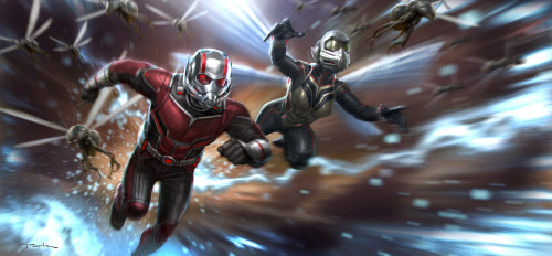 Marvel Studios ANT-MAN AND THE WASPL to R: Ant-Man/Scott Lang (played by Paul Rudd) and The Wasp/Hop