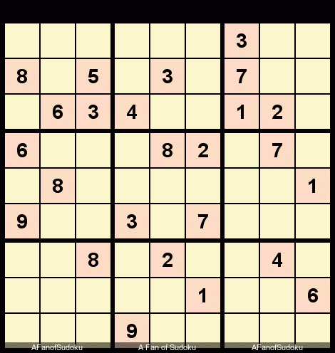 - Pairs
- Hidden Triples
- Slice and Dice
- New York Times Sudoku Hard August 30, 2019