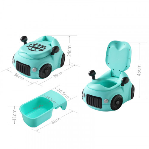 Baby Potty Car Toilet Blue 4