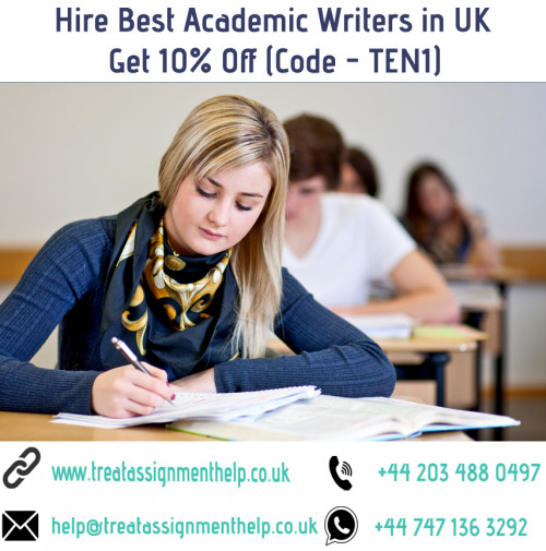 Treat Assignment Help is the most prestigious assignment help in UK offering the expert assistance in a variety of disciplines. The steady growth of our Academic Writing Experts in the industry is a clear indication of our ingenuity. Contact us by email: help@treatassignmenthelp.co.uk & our executive will reply you shortly.