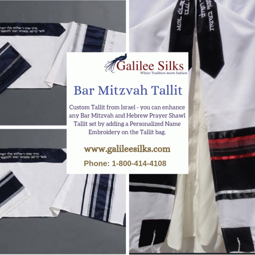 Find the best Bar Mitzvah Tallit collection only from galileesilks.com that will surely make the occasion memorable and your child happy. For more details, visit our website: https://www.galileesilks.com/collections/bar-mitzvah-tallit
