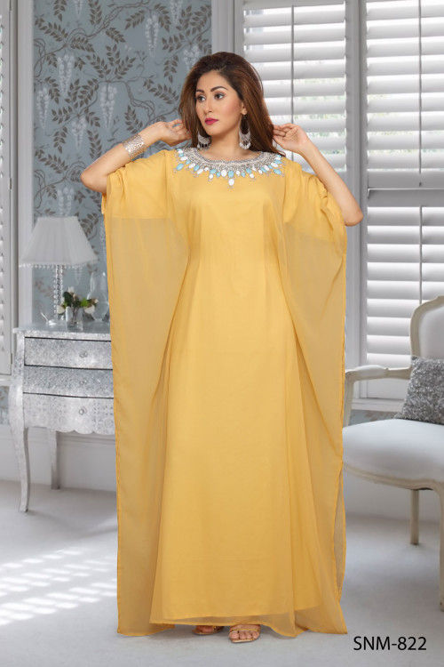 Beige Kaftan is perfect for women to wear for any parties. It comes in embroidery designs.http://bit.ly/2GvrJDX