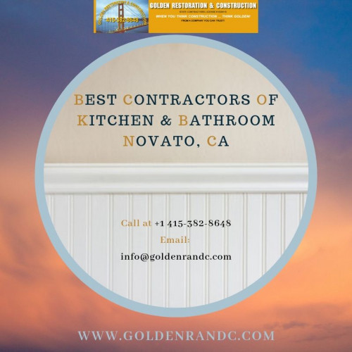 Make the home you had always wanted by basically considering the Bathroom Remodel Novato, CA. With the correct decision of Kitchen & Bathroom Novato, CA contractor, you can roll out huge improvements in your area with a tad of time and a hundred-dollar bill. To know more call us!

https://goldenrandc.com/kitchen-bathroom-remodel/