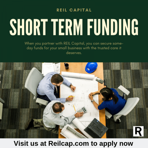 Are you looking for Short Term Business Loans | Short Term Funding For Small Business? REIL Capital provides short term funding for small businesses. Request more info on short term business loans by visiting our website or call us today!