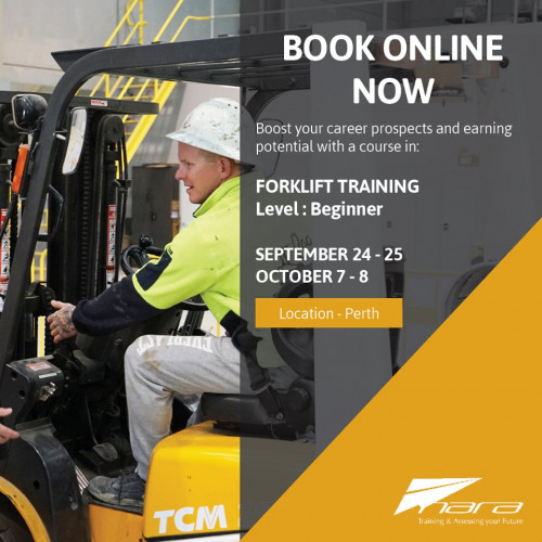 Online booking is now available for our upcoming Perth sessions. Give us a call at 9722 4260. You can visit us at https://www.naratraining.com.au/courses/forklift-training-courses/