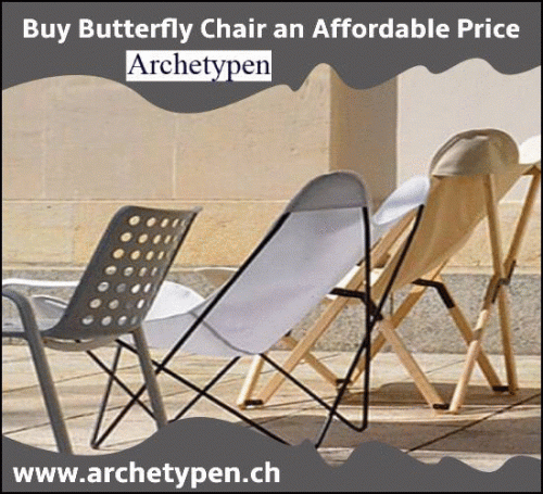 Archetypen offers an excellent seating solution with the lightweight, highly functional, timeless piece beauty of butterfly chair. It is affordable to purchase.  Visit us at: https://www.archetypen.ch/bkf-butterfly-chair.html