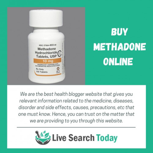 Get 25% off on all medicines online
SHOP HERE-https://livesearchtoday.com/shop/
Check This-https://www.linkedin.com/showcase/buy-methadone-online-order-now/?

The World Health Organization has placed Methadone in the list of essential medications used in the health sector. It is one of the safest and most effective medicines to treat pain (moderate to severe) and opioid dependence. Methadone is a scheduled and controlled medication, and therefore the health authorities have taken control over the production, distribution, and Methadone supply.