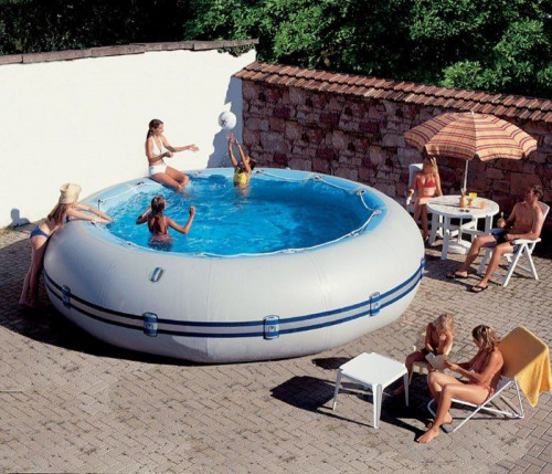 Above-Ground Inflatable Swimming Pool. Buy online today the Zodiac Winky Round Pool 5m x 1.05m. Receive free delivery on your order from Splash and Relax! Shop: https://tinyurl.com/y4ynn8sz