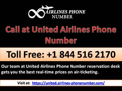 Call united airlines phone number +1 844 516 2170 and make your trip is wonderful with united airlines. If you are required any other information about united airlines to visit our website: https://united.airlines-phonenumber.com/