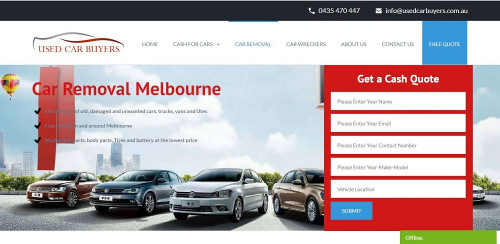 Melbourne Car Removal - We are Melbourne based car removal service for old, used and scrap cars. Any car owner can get rid of their car that seems like smash, scrap, damaged car or an unwanted one that is not running. Get a Free Quote Now!
Visit Us:-https://www.usedcarbuyers.com.au/car-removal/