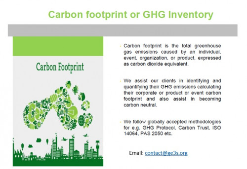 No matter what product we consume it leads to emissions of greenhouse gases. It is important to understand the carbon footprint of a product so that we can take informed the decision. As a leading carbon footprint service provider in India subcontinent. GE3S has assisted several product manufacturers in estimating their product #carbon #footprint.
https://www.ge3s.org/service/carbon_climate_change/