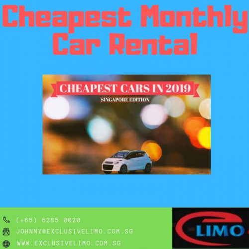 Looking for a Car Rental? Exclusivelimo is providing the Cheapest Monthly Car Rental in Singapore. They providing some easy step to take the Cheapest Car Rental for your family trip.

#cheapestcar
#monthlycarrental
#carrentalsingapore
https://www.exclusivelimo.com.sg/cheapest-monthly-car-rental/