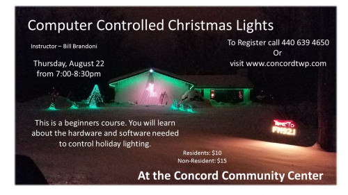 Computer Controlled Christmas Lights, Aug 22