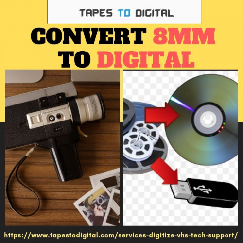 8mm film cameras were widely used to record memorable moments. And nowadays it can be converted to digital by using the best 8mm to digital converter. Visit us : https://www.tapestodigital.com/services-digitize-vhs-tech-support/