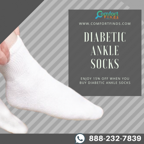 DIABETIC ANKLE SOCKS

✔NON-BINDING 
✔LOOSE-FITTING
✔IDEAL FOR THOSE WITH DIABETES, EDEMA, CIRCULATORY  

PROBLEMS AND SWOLLEN FEET. 
✔HEEL AND TOE SUPPORT

?15% OFF On YOUR FIRST PURCHASE?
?SHOP NOW - ?http://bit.ly/2YcHMSP

#diabetic-ankle-socks
#diabeticanklesocks
