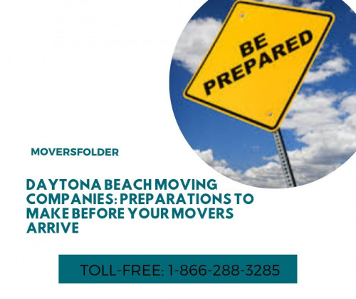 Moving can be easy when the planning is appropriate. Here’s the checklist you use, to be prepared before the arrival of Daytona Beach Moving Companies. The following checklist helps planning the tasks.
30 days before the move
14 days before the move
1 week before the move
Moving day