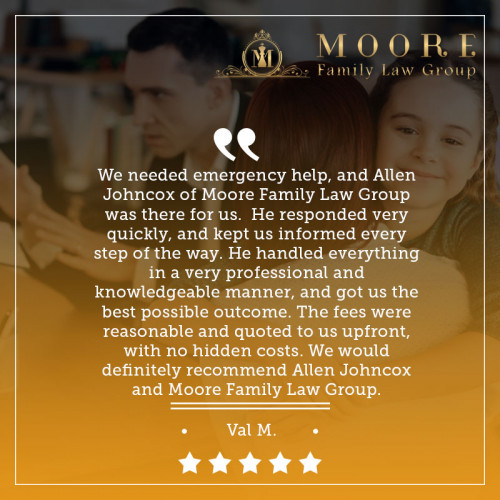 Moore Family Law Group
4160 Temescal Canyon Rd #302
Corona, CA 92883
(951) 463-5594
https://g.page/moorefamilylawgroup-corona-ca?share
https://www.moorefamilylawgroup.com/locations/corona/