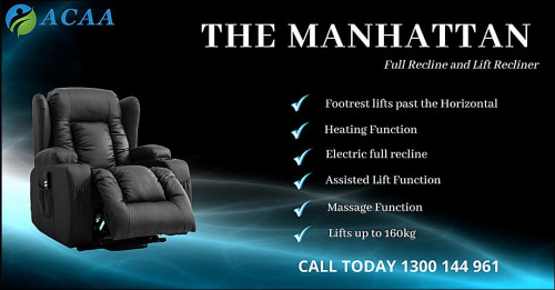 Complete with assisted lift function helping joint strain for those who need the added assistance when sitting or standing. Electric lift chairs ,Lift up Recliner chairs, Lift up chairs brisbane Australia. 

https://www.acaq.com.au/lift-up-recliners 

We have a team of full time professionals fully equipped and dedicated to assist all clients with a variety of ailments. They are committed to ensure Australian seniors are educated as to what products and services are available to assist with maintaining good health, maintaining independence and staying in their own home as long as possible.

#Agedcareassistancequeensland #cycloidvibrationtherapy #Recliningchairsbrisbane #Bedsforelderly #adjustablemassagebeds #recliner #electricreclinerliftchairsbrisbane #electricbedsaustralia #electricliftchairsAustralia #adjustablebeds #bestadjustablebedsaustralia #adjustablebedsbrisbane #electricliftchairs #Massagechairbrisbane #LiftupReclinerchairs #Liftupchairs #hospitalbeds