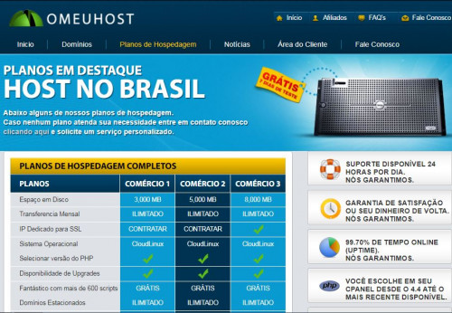 Provedor De Hospedagem De Sites.Oferecemos serviços de hospedagem na web on-line no Brasil. É uma empresa Best Web Hosting. Somos confiáveis empresa de hospedagem web oferece serviços de hospedagem web baratos com ferramentas fáceis de usar.
http://www.omeuhost.com.br/area-do-cliente