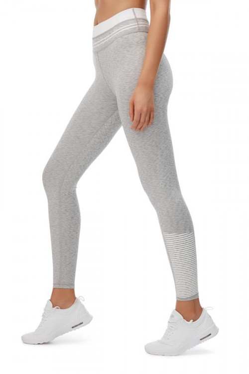 Four Tech (Heather Grey) - Full Length Leggings

- Supportive compression fit
- 4-way stretch high performance fabrication 
- Quick-drying and moisture-wicking
- High waistband; fully lined and elasticised
- Flat-locked seams; no-chafe

Our model is wearing a size small . She usually takes a standard AU 8/Small, is 173cm has a 77cm bust, 93cm hips and a 60cm waist.

Fabric composition: 73% Polyester & 27% Spandex

https://bit.ly/2ExNHGt