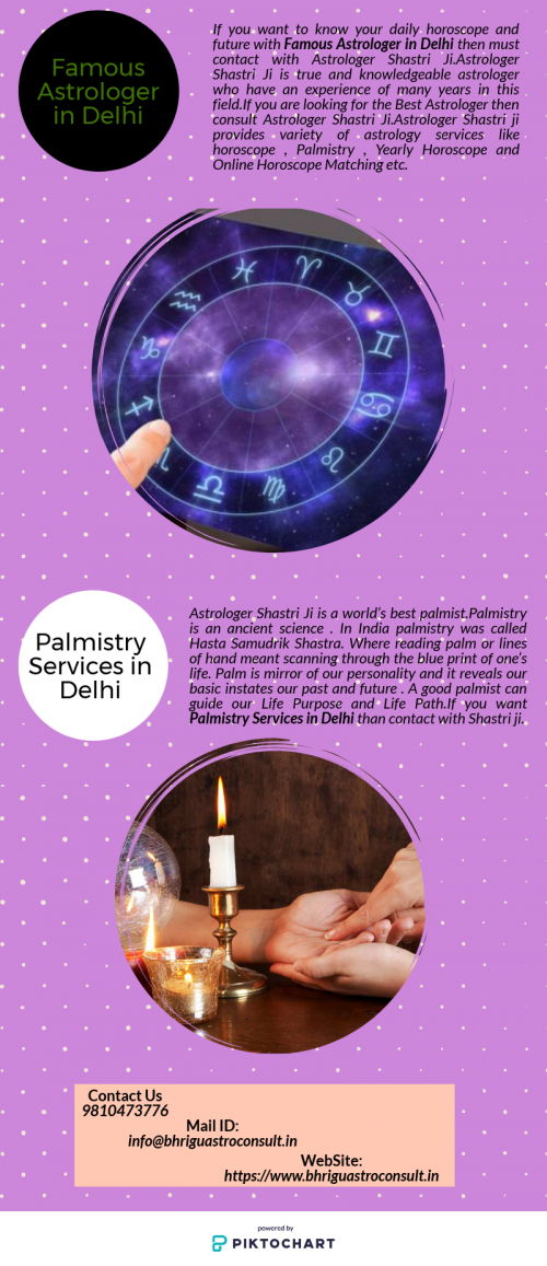 Visit us:: https://www.bhriguastroconsult.in
Contact us  9810473776    We all want to know what is astrology. Astrology is one of the best ways we can learn about our life. An astrologer who is able to tell through what you want to know through astrology. Astrologers can tell you about your future, business, family, etc. through your horoscope.