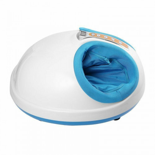 Foot Massager Rolling Kneading Air Pressure Heating Shiatsu LED Blue 2