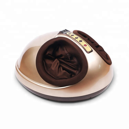 Foot Massager Rolling Kneading Air Pressure Heating Shiatsu LED golden 1