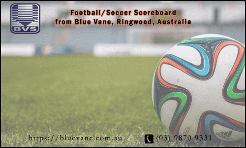 Buy now Football/Soccer Scoreboard from Blue Vane the most famous and large business which contain a large collection of indoor and outdoor scoreboard products for sale and also provides installation service. For any inquiries call on us (03) 9870 9331. To know more visit: https://bluevane.com.au/soccer-scoreboard