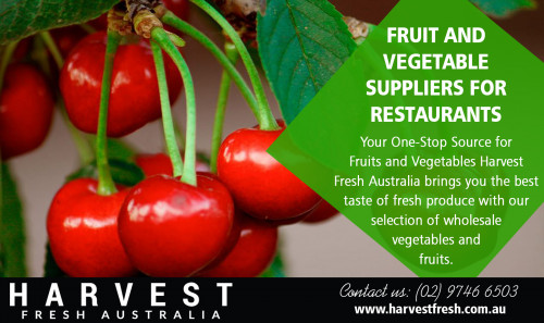 Find the best fruit and vegetable wholesalers near me at https://harvestfresh.com.au/

Visit :
https://harvestfresh.com.au/contacts/
https://harvestfresh.com.au/fruits-range/

Find Us : https://goo.gl/maps/YsCXEK2ZgHTUX9U78

Far from offering just staple foods, you will have all manner of ingredients that you require for your recipes. Everything from individual cuts of meat and more unusual fish to exotic fruit and vegetables, and not forgetting an exceptional range of herbs, spices, and other seasonings, are available. Whatever you are looking for, there is a good chance that you will be able to find it through the use of fruit and vegetable wholesalers near me services.

Social Links :

https://www.pinterest.com/wholesalefruitandveg/
https://kinja.com/fruitandvegsuppliers
https://www.flickr.com/people/wholesalefruitveg/
https://www.reddit.com/user/wholesalefruit

Harvest Fresh

Address : 9 South Road, Sydney Markets,
Sydney New South Wales 2129, Australia
Website : www.harvestfresh.com.au
Email : info@harvestfresh.com.au
Phone : (02) 9746 6503
Fax : (02) 8362 9917
Working Hours : Open 24/7

Product/Services :

Fruit And Veg Suppliers
Fruit And Vegetable Suppliers
Fruit And Vegetable Providers
Sydney Fruit And Vegetable Suppliers