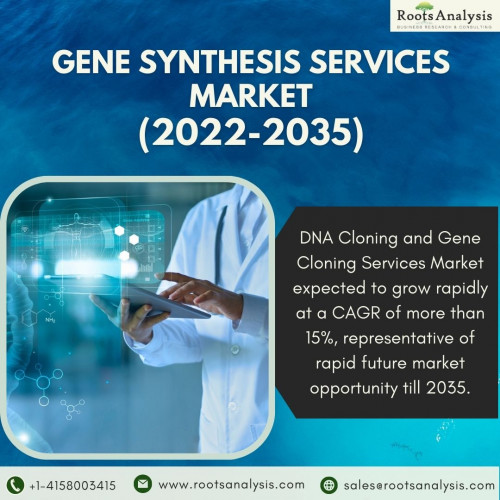 The DNA Cloning and Gene Cloning Services Market is to grow at a CAGR of more than 15%. The Roots Analysis report features an extensive study of the current market landscape and the future potential of Gene Synthesis, DNA, and gene cloning services. One of the key objectives of the report was to evaluate the current opportunity and future potential associated with the DNA and gene cloning services market. Get a detailed insights report now.

For more details, visit here: https://www.rootsanalysis.com/reports/dna-and-gene-cloning-market.html