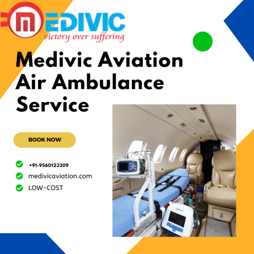 Medivic Aviation Air Ambulance Service in Guwahati is a renowned name and offers the best Air Ambulance Service in Guwahati 24*7. Our Ambulances are very spacious and fitted with the latest modern medical equipment so that patients feel comfortable during shifting. We provide stretchers also if patients are in critical condition.
More@ https://bit.ly/2FN97z4