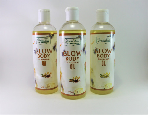 Glow Body Polishing Oil 200Ml Pack Of 3