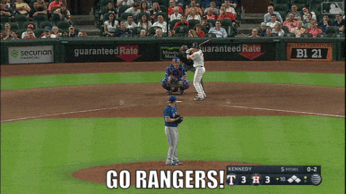 Go Rangers Gallo 9 2 10th inning at HOU 5 13 2021