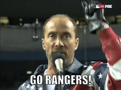 Go Rangers Lee Greenwood